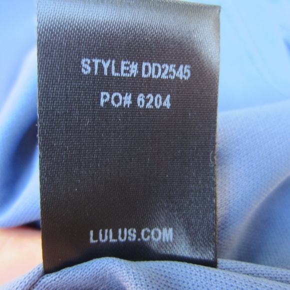 Lulu’s Riverside Slate Blue Floral Print Shift Dress Short Sleeve Women’s S - Picture 12 of 15